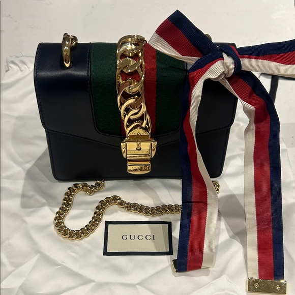 Gucci Handbags - ✨ Gucci Leather Chain Bag | Authentic | Like New Condition